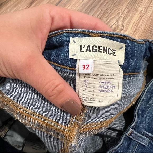 L’Agence High Rise Bell Flare Crop Jean - Picture 6 of 11